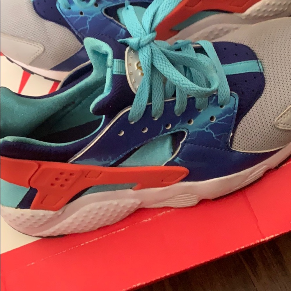Nike Thunder Huaraches (pink gray and blue)
